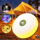 1-4x Camping String Lantern Lights 33ft 2in1 Usb Rechargeable Fairy 8 Mode Lamp 