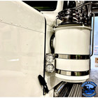 Front Peterbilt 15  Air Cleaner Bracket 2 Watermelon Mounting Holes  sold In Pai