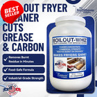 8lb Boil-out Whiz Deep Fryer Cleaner Degreaser Powder Commercial Kitchen - Us