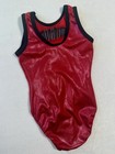 Adidas Gk Elite Gymnastics Leotard Usa Red Mystique Olympic Tank Bodysuit Sz  Cm