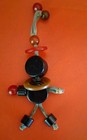 Bakelite Tykie Vintage Black Baby  Child   s Crib Toy