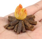 Mini Campfire Statue Garden Sculpture Flowerpot Figurine Home Decor Gifts