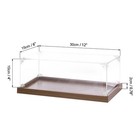 Acrylic Display Case 12 x6 x4  Clear Display Box Assemble Dustproof