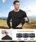 5 Pack Men s Compression Shirts Long Sleeve Athletic Workout Sports Undershir   