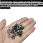20pcs 5x11x4mm Chrome Steel Precision Ball Bearings With Rubber Seals