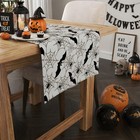 Halloween Decorations - Bats Spider Web Table Runner   Halloween Party Favors