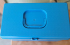 Wilson Sewing Box Case Blue With Tray Retro Vintage Wil Hold