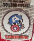 2021 Fiji Marvel Mini-hero Captain America    1 Oz  999 Silver Coin In Tep                