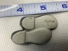 Miniature Pair Of Dress Shoes England Porcelain Mens Antique 