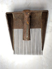 Antique Cranberry Blueberry Scoop Rake Picker Metal