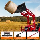 39  Hay Spear Bale Spear 4000lbs Skid Steer Loader Tractor Bucket Attachment