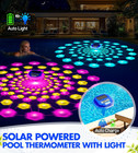 2026 Upgrade Digital Solar Pool Thermometer Easy Read   Pool Temperature Thermom