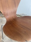 Arne Jacobsen For Fritz Hansen Side Chair Vintage Mcm