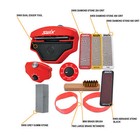 Racewax Dual Edge Kit 80dx4 Ski Base-side Tool   Diamonds  gummi   More