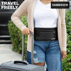 Money Belt   Passport Holder For Travel Black Secure Rfid Blocking Travel Wallet