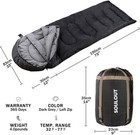3-4 Season Waterproof Sleeping Bag For Adults   Kids