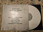 Jimmy Eat World - Surviving Signed White Vinyl Lp Record Autographed