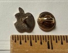 Vintage Apple  Computer Steve Jobs Era 1980s Rainbow Logo Lapel Pin   Tie Tack