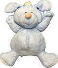 Vintage Fisher Price Puffalump Blue Puppy Dog Stuffed Plush Toy  80s