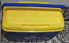 Vintage Corona Extra Plastic Beer Cooler   Ice Chest Blue   Yellow Cooper  757