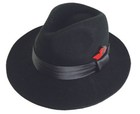 Men s Fashion 100  Wool Fedora Trilby Mobster Lined  Hat Lh-3