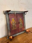 Rustic Wooden Painted Windows     Vintage Shabby Chic Architectural Salvage Decor