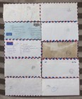 Lot Of 10 Saudi Arabia By Air Mail Stamp Used Commercial Cover For Collection