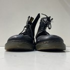 Dr  Martens 1460 J Black Leather Lace Up Side Zip Boots Youth Size 3