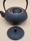Japanese Nanbu Tekki Cast Iron Tea Pot Hobnail Texture Screen S Steel Screen