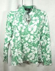 Rlx Ralph Lauren Golf Floral 1 4 Zip Top Xl Womens Long Sleeve Concept  148 Nwt