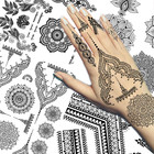 Vintage India Sexy Hands Temporary Tattoos For Women Finger Girls Adults  4 Shee