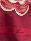 Ls14  Loro Piana Silk Red Scarf 34 Inch Made In Italy Has Pulls