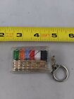 Vintage Mini Travel Sewing Kit Keychain Fob Key Ring Key Chain  qq35