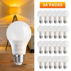 24 Pack Led A19 Bulb 9w 60w Equivalent Non Dimmable 5000k Daylight Medium E26
