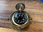 Vintage Polished Brass Ritchie Explorer Model S-15 Compass W gimballed Mount