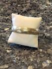 Vintage Sterling Silver Etched And Engraved Bangle Bracelet 9 16 Inch Wide