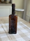 Antique Unearthed Brown Asthma Remedy Bottle F  Gouaux Pharmacien Houma  La