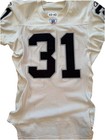 Game Worn 2003 Phillip Buchanon Oakland Raiders Road Jersey  31 Reebok 03-42 Tag
