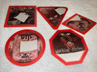 Aerosmith 5 Unused Backstage Ticket Passes Pass Nine Lives Steven Tyler Usa Red
