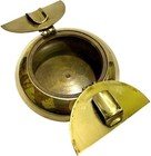 Handmed Vintage Brass Ashtray Cigar Cigarette Tobacco Marine Art Anchor  Gift