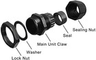 Cable Gland Plastic Waterproof Adjustable 5 0-10mm Cable Gland Joint With Pg11