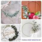 8 Pack Metal Rings For Crafts 4 Inches Macrame Dream Catcher Supplies Floral 