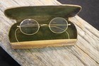 Antique Gold Filledround Glasses Wrap Around Earpiece Reading W Case