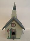 Wooden Hand Painted Church Birdhouse From Tender Heart Treasures