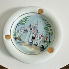 Disneyland Vintage 1960s Porcelain Ashtray 5  Castle Walt Disney Japan