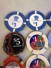 Vintage Lot Of 36 Casino  Chip Lot Las Vegas  others