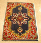 Natural Wool Old Orintal Rugs  Hand Woven knotted Size Approximately 2 7  By 3 3