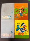 Vintage Walt Disney Mickey And Donald Duck Punch Out   Stencil Books Dated 1988