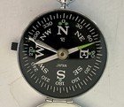 Vintage D Detroit Tigers Engraved Metal Compass Japan Pocket Watch Style 1 75   