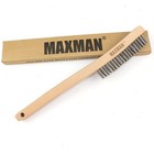 Maxman Wire Brush Heavy Duty Stainless Steel Wire Brushes For Cleaning Rust